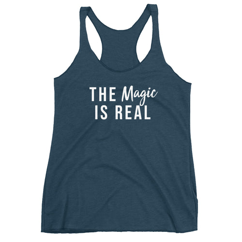 The Magic is Real Triblend Racerback Tank
