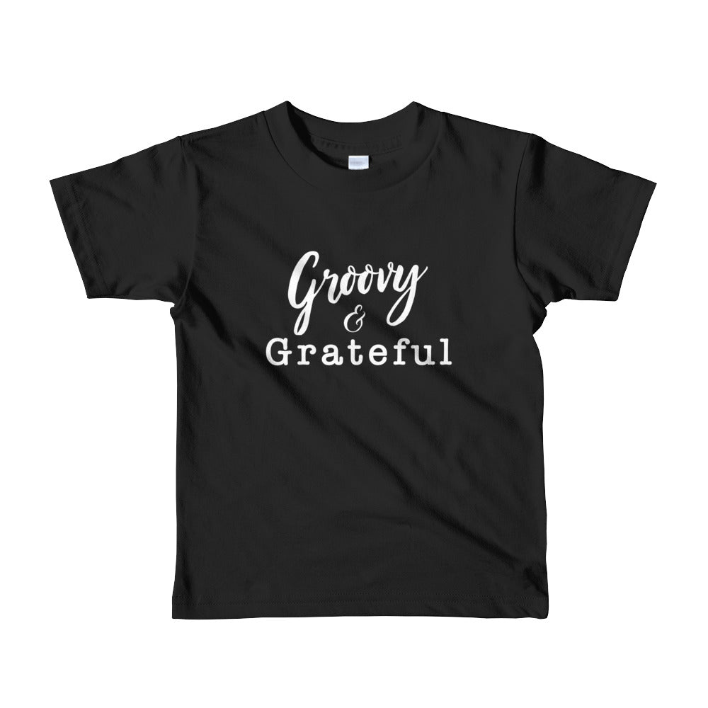 Young, Groovy & Grateful Short sleeve kids t-shirt